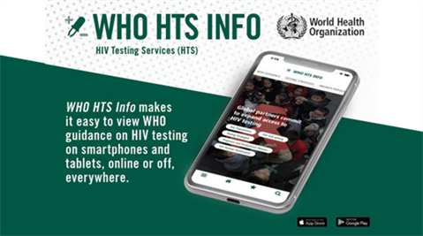 HIV app: HIV Testing Services guidelines and information