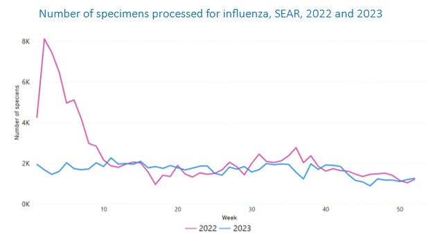Influenza testing